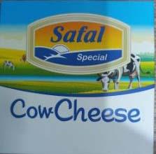 SAFAL COW CHEESE (and logo) trademark logo