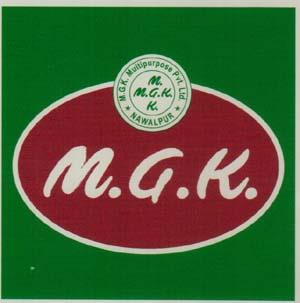 M.G.K. (and logo) trademark logo