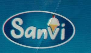 SANVI (and logo) trademark logo