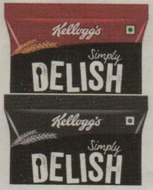 KELLOGG'S SIMPLY DELISH (and logo) trademark logo