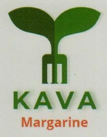 KAVA MARGARINE (and logo) trademark logo