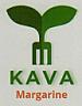 KAVA MARGARINE (and logo) trademark logo