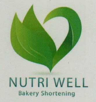 NUTRI WELL BAKERY SHORTENING (and logo) trademark logo