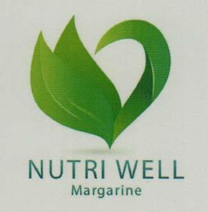 NUTRI WELL MARGARINE (and logo) trademark logo