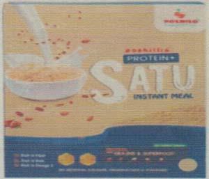 POSHILLIO PROTEIN+ SATU INSTANT MEAL (and logo) trademark logo