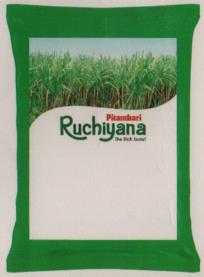 PITAMBARI RUCHIYANA (and logo) trademark logo