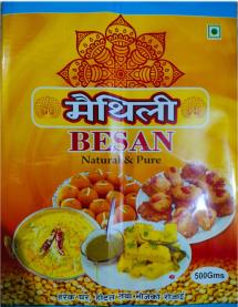 MAITHILI BESAN (and logo) trademark logo