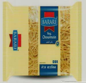 BARARI VEG. CHOWMEIN (and logo) trademark logo