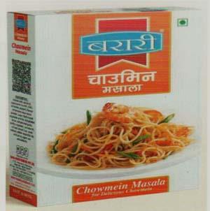 BARARI CHOWMEIN MASALA (and logo) trademark logo