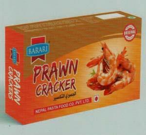 BARARI PRAWN CRACKER (and logo) trademark logo