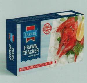 BARARI PRAWN CRACKER (and logo) trademark logo