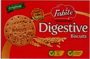 FABITE DIGESTIVE BISCUITS (and logo) trademark logo
