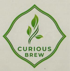 CURIOUS BREW (and logo) trademark logo