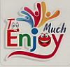 TOO MUCH ENJOY (and logo) trademark logo