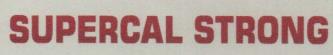 SUPERCAL STRONG (and logo) trademark logo