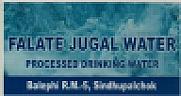 FALATE JUGAL WATER (and logo) trademark logo