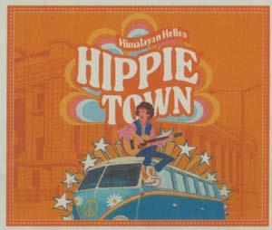 HIPPIE TOWN (and logo) trademark logo