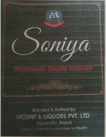 SONIYA PREMIUM SUPER DELUXE (and logo) trademark logo