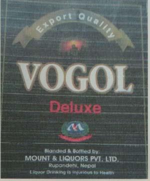 VOGOL DELUXE (and logo) trademark logo