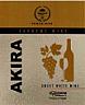 AKIRA SWEET WHITE WINE (and logo) trademark logo