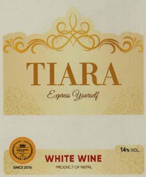 TIARA WHITE WINE (and logo) trademark logo
