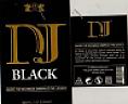 DJ BLACK (and logo) trademark logo