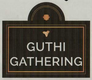 GUTHI GATHERING (and logo) trademark logo
