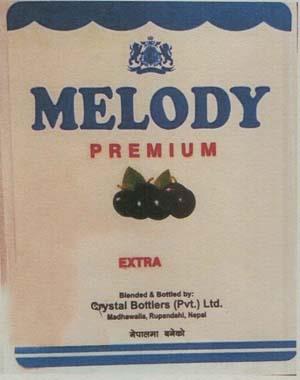 MELODY PREMIUM (and logo) trademark logo