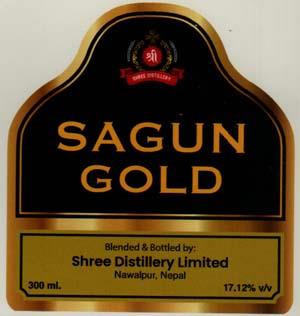 SAGUN GOLD (and logo) trademark logo