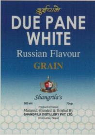 DUE PANE WHITE (and logo) trademark logo