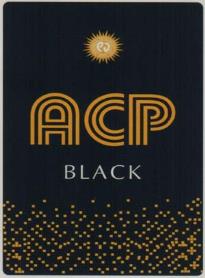 ACP BLACK (and logo) trademark logo