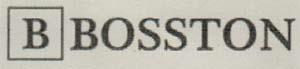 B BOSSTON (and logo) trademark logo