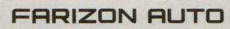 FARIZON AUTO (and logo) trademark logo
