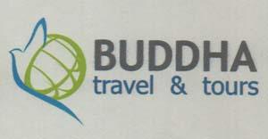 BUDDHA TRAVEL & TOURS (and logo) trademark logo