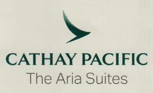 CATHAY PACIFIC The Aria Suites (and logo) trademark logo