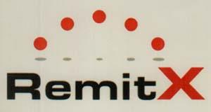 Remitx (and logo) trademark logo