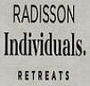 RADISSON INDIVIDUALS. RETREATS (and logo) trademark logo