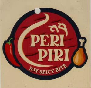 PERI PIRI JOY SPICY BITE (and logo) trademark logo