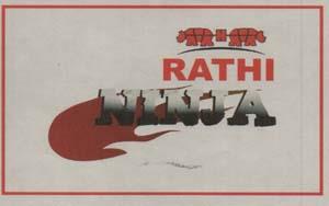 RATHI NINJA (and logo) trademark logo