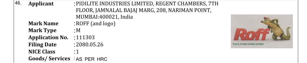 Original bulletin entry for ROFF (and logo)