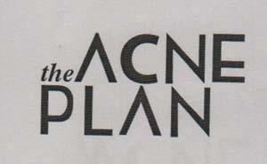 THE ACNE PLAN (and logo) trademark logo