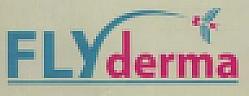 FLY DERMA (and logo) trademark logo