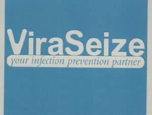 VIRASEIZE (and logo) trademark logo