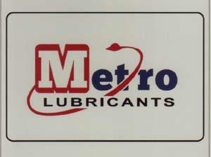 METRO LUBRICANTS (and logo) trademark logo