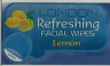 LONDON REFRESHING FACIAL WIPES (and logo) trademark logo