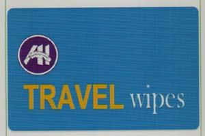 TRAVEL WIPES AND ASAL LOGO (and logo) trademark logo
