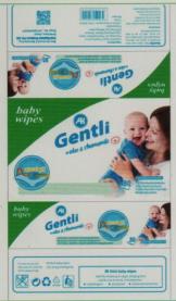GENTLI AND DESIGN (and logo) trademark logo