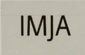 IMJA (and logo) trademark logo