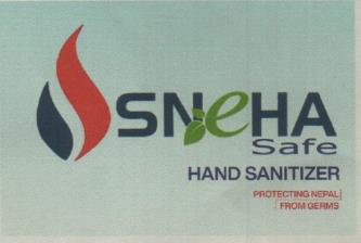 SNEHA SAFE (and logo) trademark logo