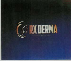 RX DERMA (and logo) trademark logo
